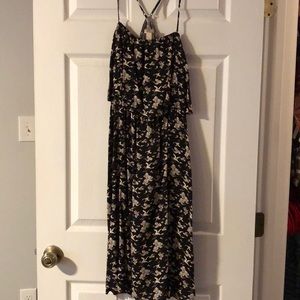 Forever 21 crane and cloud print dress